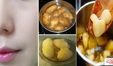 Permanent Skin Whitening With Boiled Potato