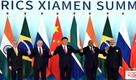 BRICS 2017 LIVE: PM Narendra Modi and Xi Jinping Exchange Warm Handshake