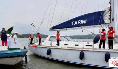 Navy's women team sets sail from Goa to circumnavigate globe