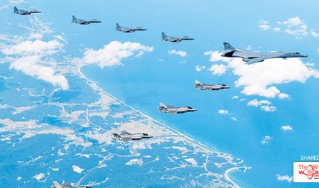 US flies bombers over Koreas