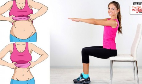 5 Simple Chair Exercises to Help You Reduce Belly Fat and Lose Weight