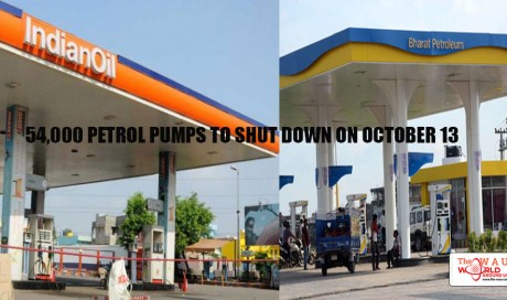 54,000 petrol pumps to shut down on October 13