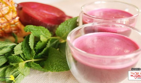 Lower High Blood Pressure with Pineapple-Beet Smoothie