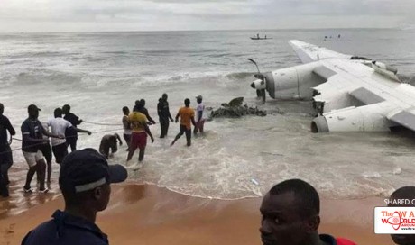 At least four dead after plane crashes into sea in thunderstorm moments after take-off