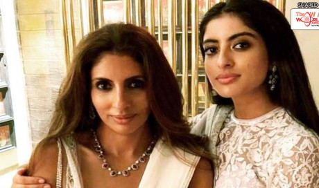 Navya Naveli Nanda twins with mom Shweta in white dress at Diwali party