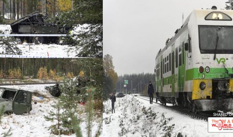 Train Collides With Army Truck In Finland, Four Dead and Several Injured