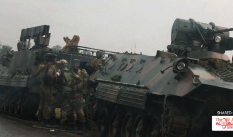 Zimbabwe military says not taking over govt, targeting criminals around President Robert Mugabe