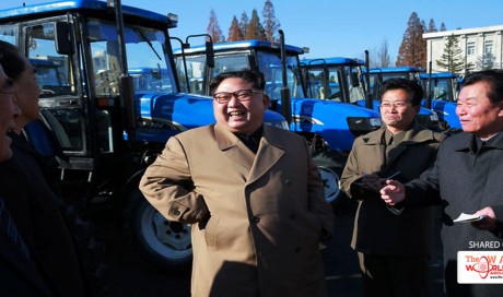 North Korea's Kim trades missiles for tractors during testing lull 