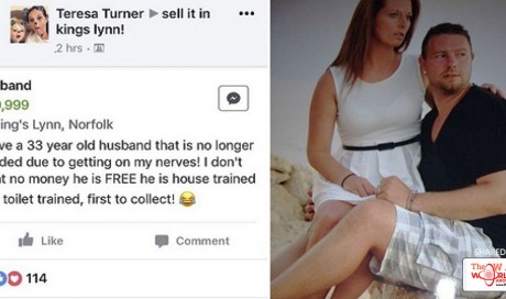  Angry Wife ‘Sells’ Husband on Facebook, Deletes Ad after Lots of Women Offered to Take Him