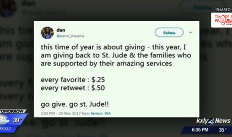 WSU student raises $55,000 for St. Jude Hospitals with viral tweet