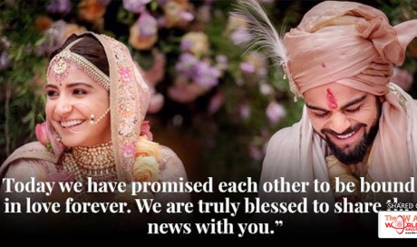 It’s Official! Virat Kohli & Anushka Sharma Tie The Knot In A Private Ceremony In Italy