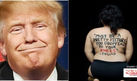 This Student Used Trump Quotes For A Very Graphic Photo Series Protesting His Presidency