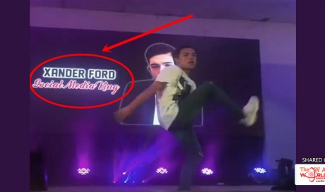 Xander Ford Tags Himself As Social Media King During Performance