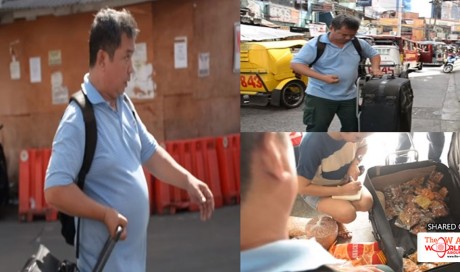 Disabled Father Sells Snacks, Candies To Send His Kids To School