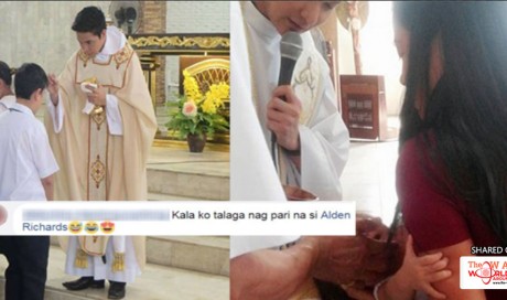 Meet Father Bae, The Handsome Priest and Alden Richard Look Alike