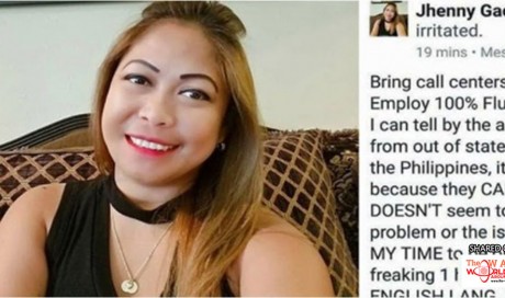 Pinay Who are Currently Living in the United States Slammed Filipino Call Center Agent Writing On Her Rant Post 'Maka English Lang.. Tanga Naman, KAASAR'