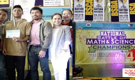 Michael Pacquiao Gets Second Place In National Battle Of Math & Science Champions