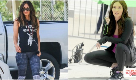 10 Photos That Prove Megan Fox And Fashionable Yoga Pants Were Created For Each Other