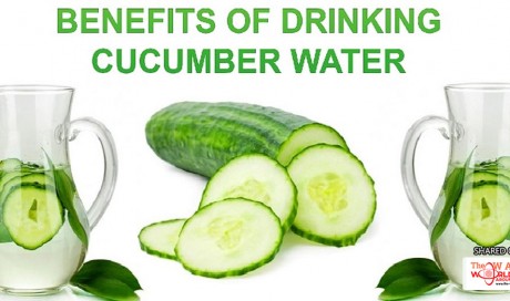 The health benefits of cucumber water that we should know