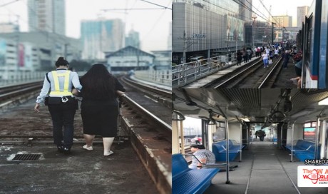 Lady Guard Shows Act Of Kindness Through Helping Passengers Off Faulty MRT Train