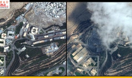 Satellite Photos Show What Syrian Sites Looked Like Before And After The US Strikes
