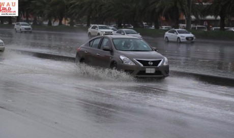 Heavy rains lash Riyadh city
