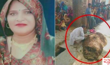 Husband Buries Wife Under A Cow Dung Mountain To Cure Snake Bite, She Dies Soon After
