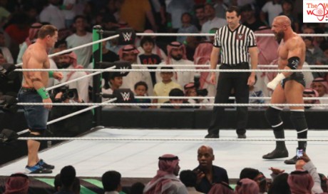 Women, children attend wrestling event in Saudi Arabia
