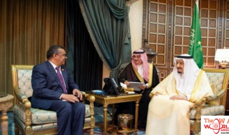 Custodian of Two Holy Mosques receives WHO Director General
