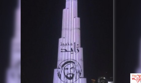 Video: Dubai's Burj Khalifa lights up on Zayed centenary
