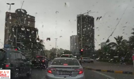 Video: Rain hits UAE, temperature dips to 17°C
