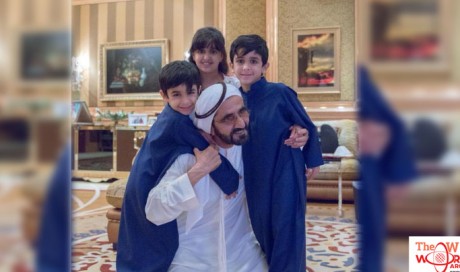 Mohammad in touching Ramadan family picture
