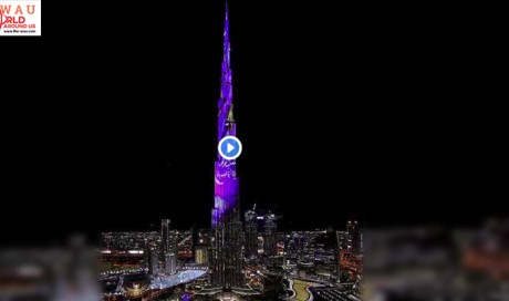 Watch: Burj Khalifa lights up for Ramadan
