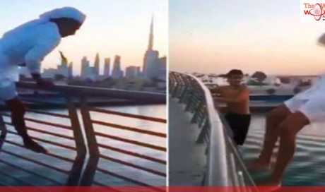 Teens  arrested for jumping off Dubai Canal bridge