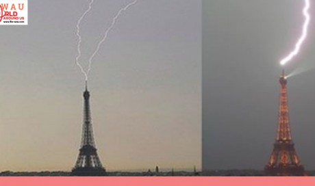 Eiffel Tower Gets Hit By Lightning After Savage Storms Take Over Paris & It Looks Terrifying