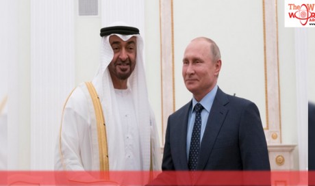 Photos: Sheikh Mohamed holds talks with Russian president Putin
