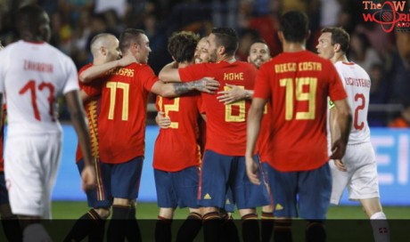 Spain held by Switzerland ahead of World Cup
