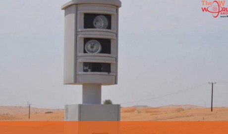 Car caught speeding at over 210kmph in UAE before Iftar