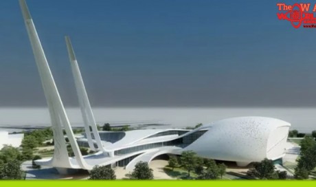 this new mosque in Qatar looks like an airplaine?!