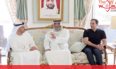 UAE President receives royals Hamed, Omar bin Zayed, Mohammed bin Khalifa in Evian

