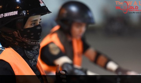 Saudi women rev up motorbikes as end to driving ban nears
