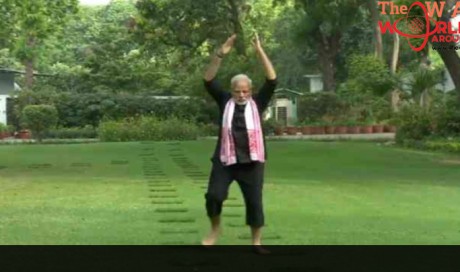 Indian PM Modi shares fitness video on social media