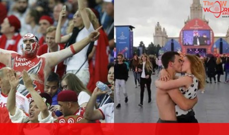 Instead Of Watching Football, Russians & Foreigners Are Out To Seek Love At The World Cup