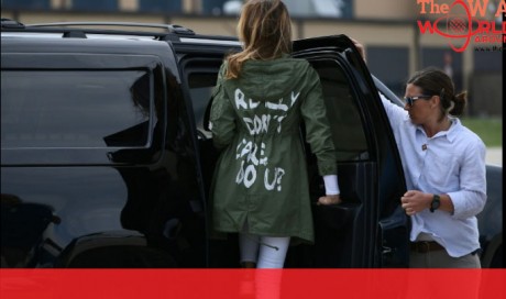 Melania Trump wore ‘I really don’t care, do you?’ jacket on visit to migrant children
