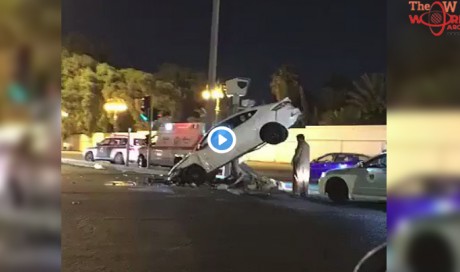 Video: Saudi Police deny woman driver behind horrific car crash
