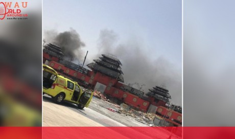 Photos: Dubai firefighters douse blaze at Global Village

