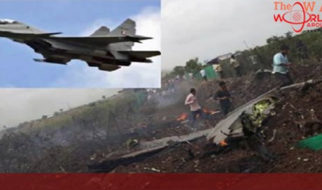 Fighter jet crashes in India
