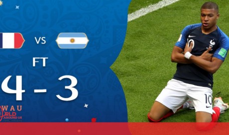 France beat Argentina to reach quarter final