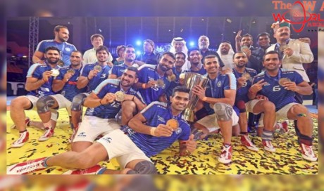 India crowned Kabaddi champions in Dubai
