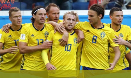  Sweden beat Switzerland to reach quarter-finals